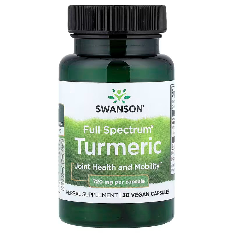 SWANSON TURMERIC 720MG 30 CAPSULES SWANSON