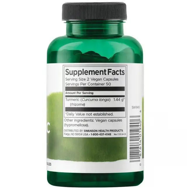 Swanson Full Spectrum Turmeric - 100 capsules SWANSON