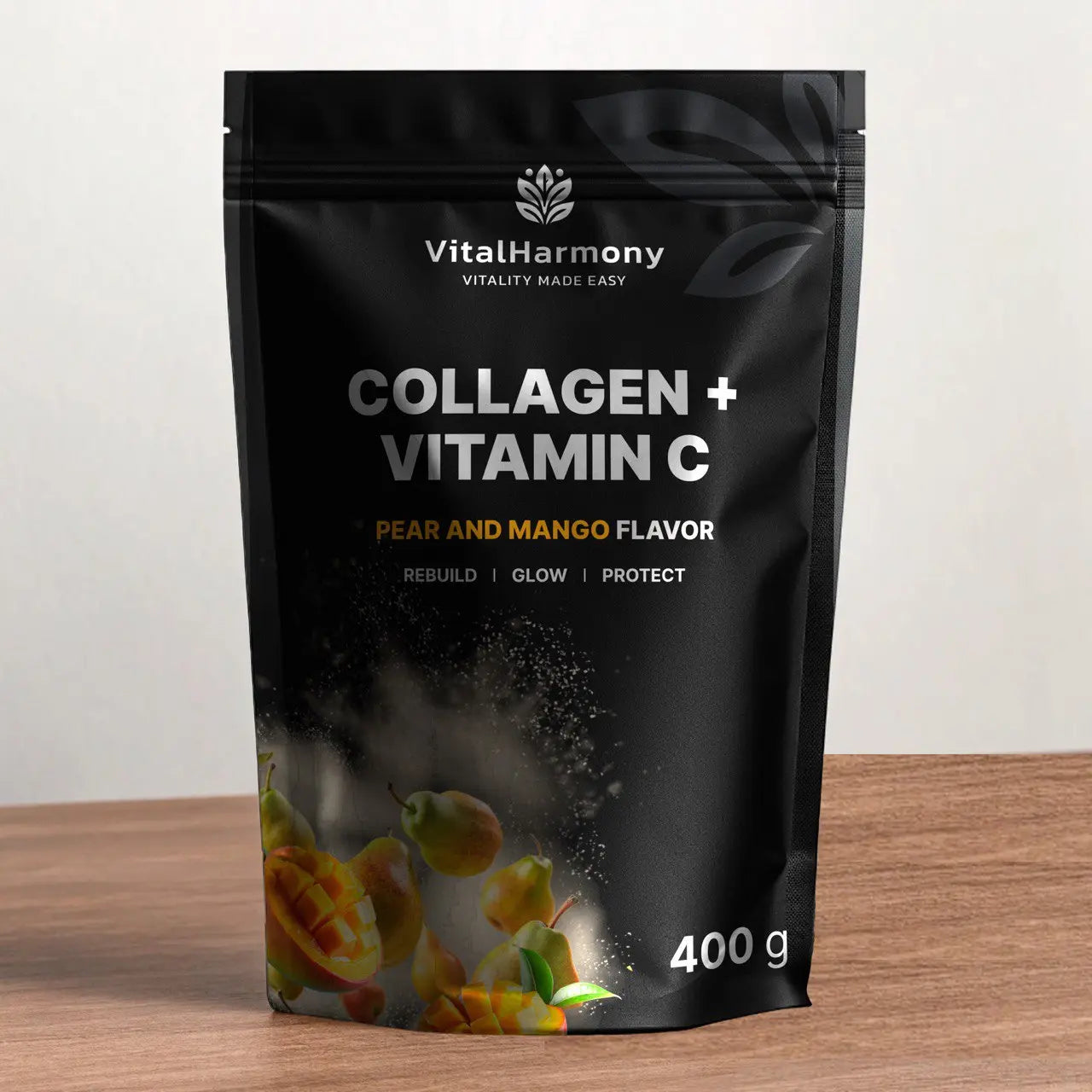 VitalHarmony Collagen + Vitamin C 400g VitalHarmony