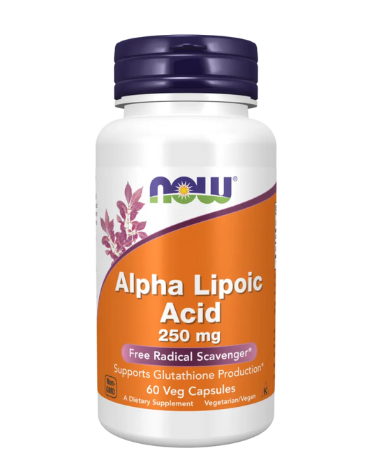 NOW Foods - Alpha Lipoic Acid, 250mg - 60 vegan capsules Now Foods