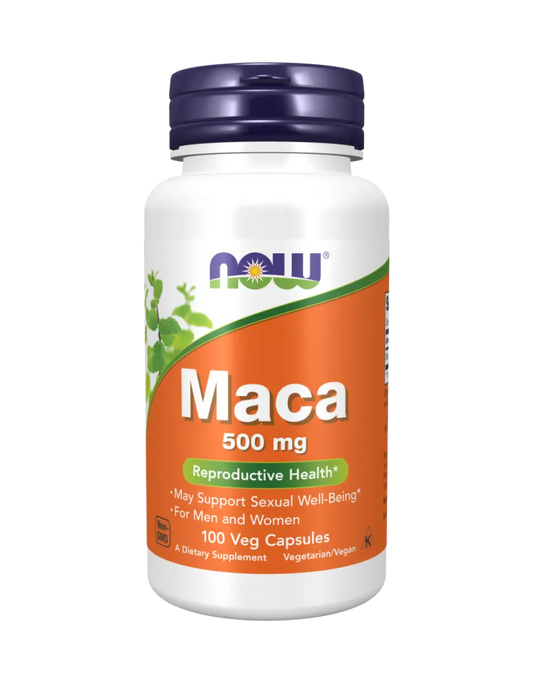 NOW Foods - Maca, 500mg - 100 vegan capsules Now Foods