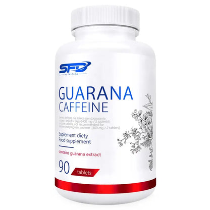 SFD NUTRITION - GUARANA CAFFEINE 90 tablets SFD NUTRITION