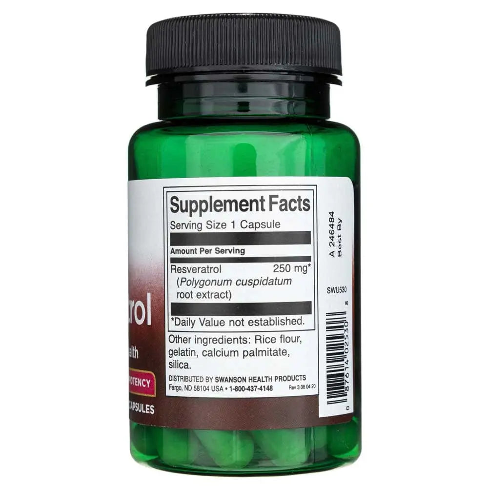 Swanson RESVERATROL 250MG 30 CAPS SWANSON