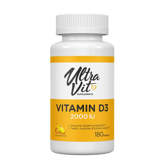 UltraVit Vitamin D3 2000 IU 180 softgels UltraVit