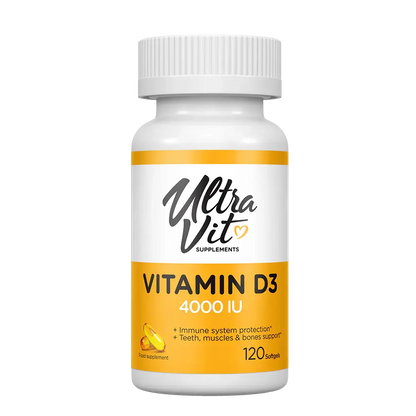 UltraVit Vitamin D3 4000IU 120 softgels UltraVit