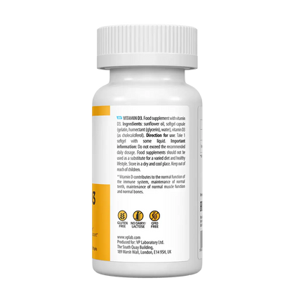 UltraVit Vitamin D3 4000IU 120 softgels UltraVit