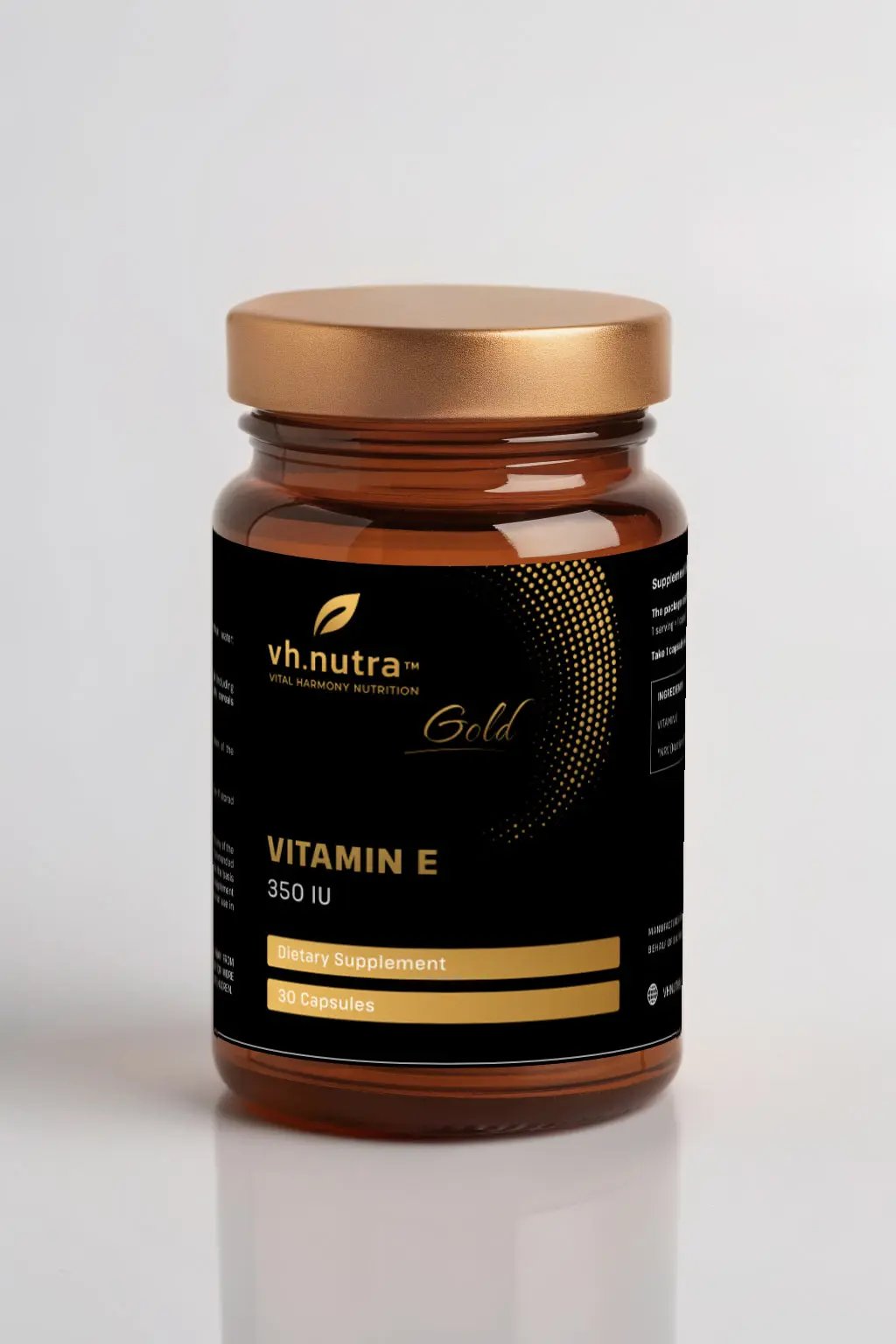 VH.Nutra Vitamin E 350 IU — 30 capsules VitalHarmony