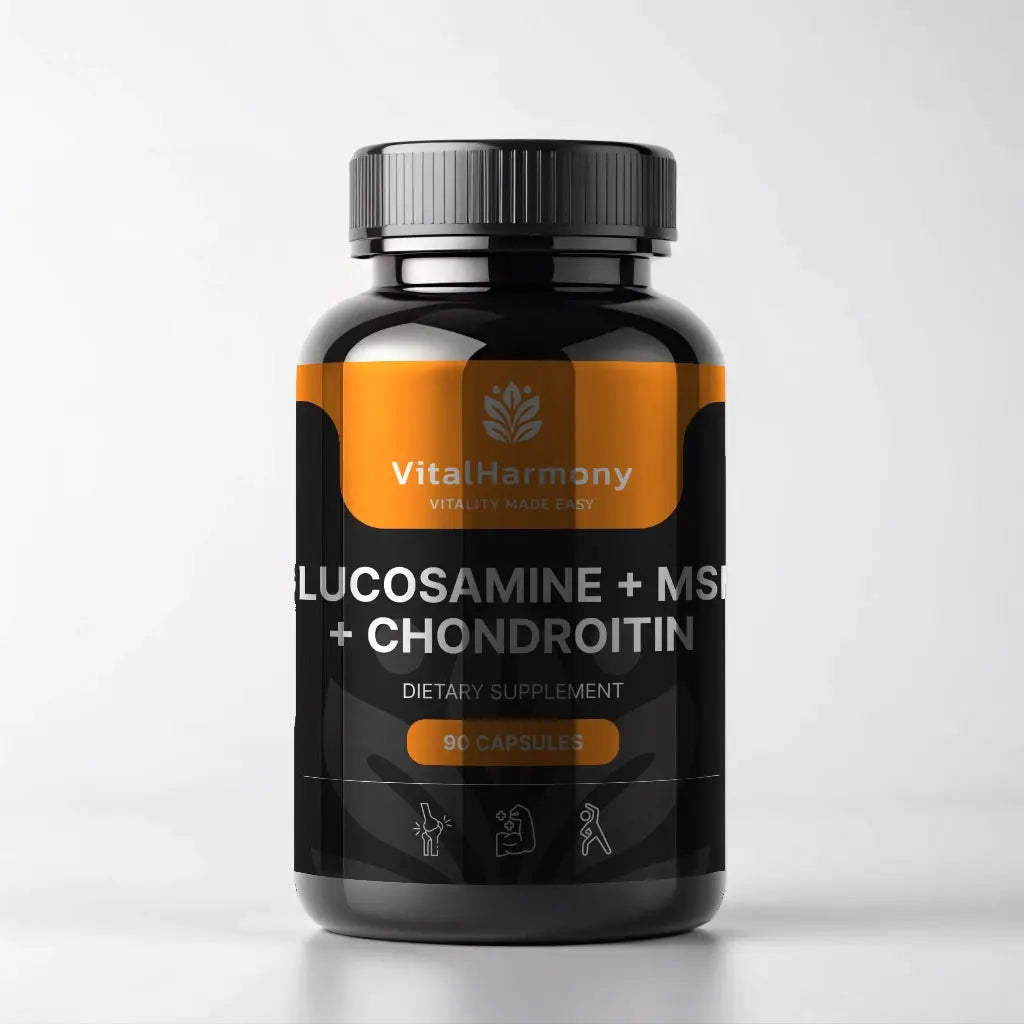 VitalHarmony Glucosamine + MSM + Chondroitin - 90 capsules VitalHarmony