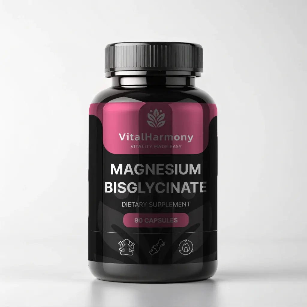 VitalHarmony Magnesium bisglycinate - 90 capsules VitalHarmony