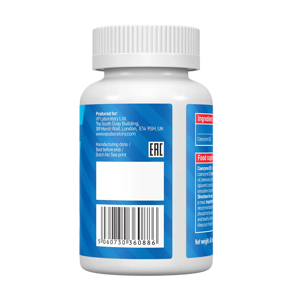 Vplab CoQ10 100 mg 60 Softgels Vplab