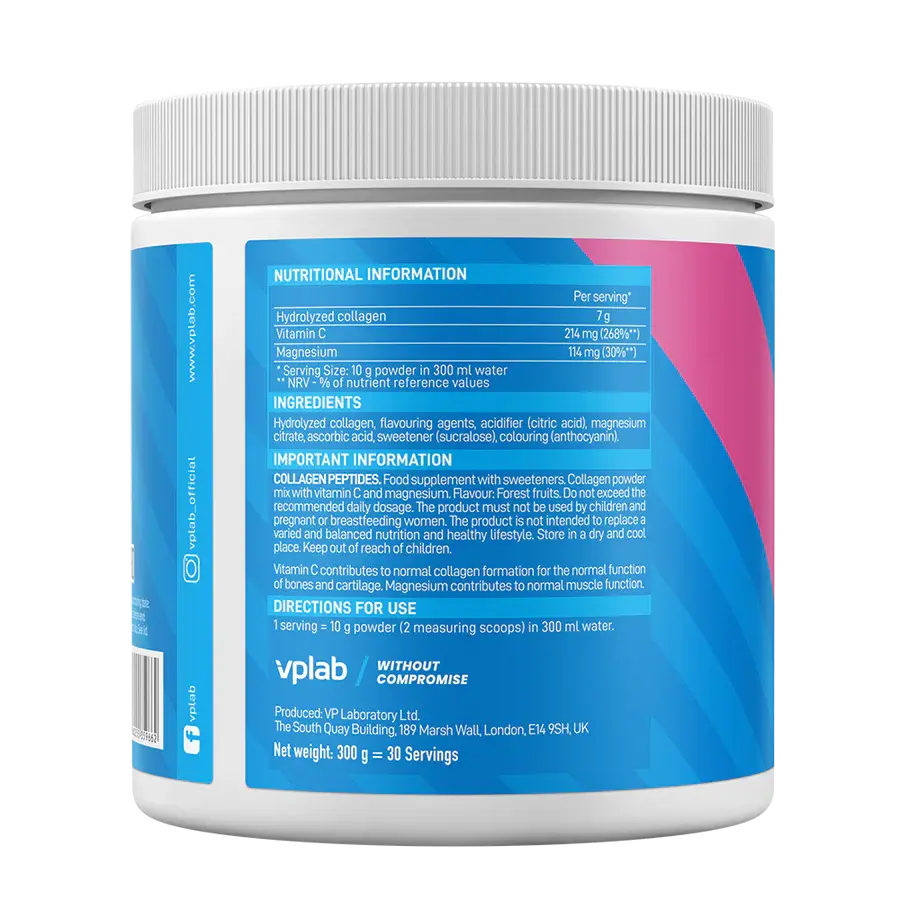 Vplab Collagen Peptides 300g Vplab